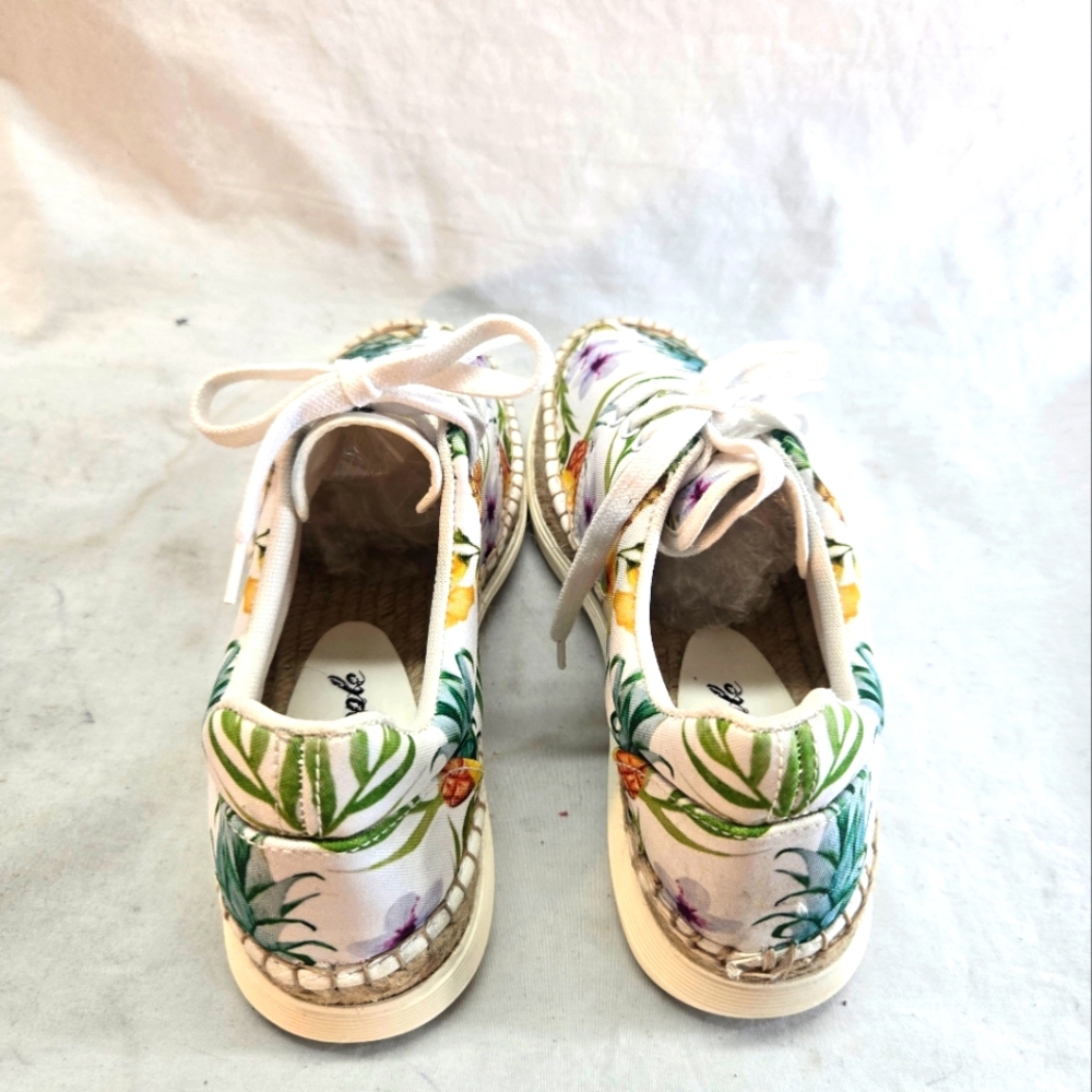 FREE PEOPLE Women’s 39 Jackson Floral Tropical Print Espadrilles Sneakers Shoes - Picture 4 of 7